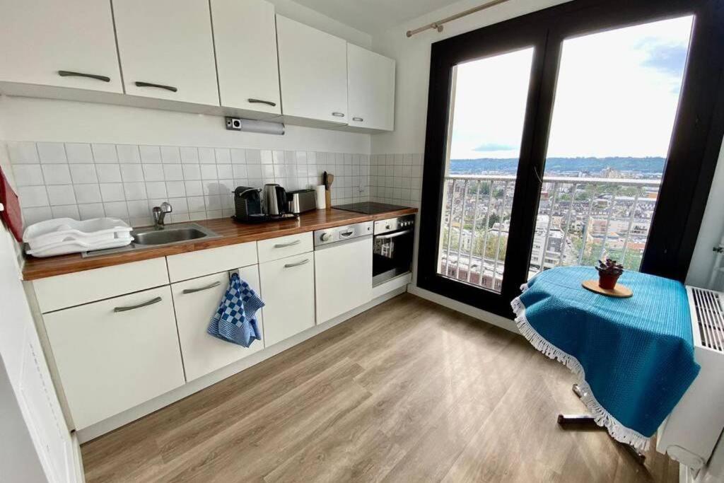 Grand F2 De 47M2 Au 15Eme Etage Dans Une Residence Tres Calme - 017 Руан Экстерьер фото